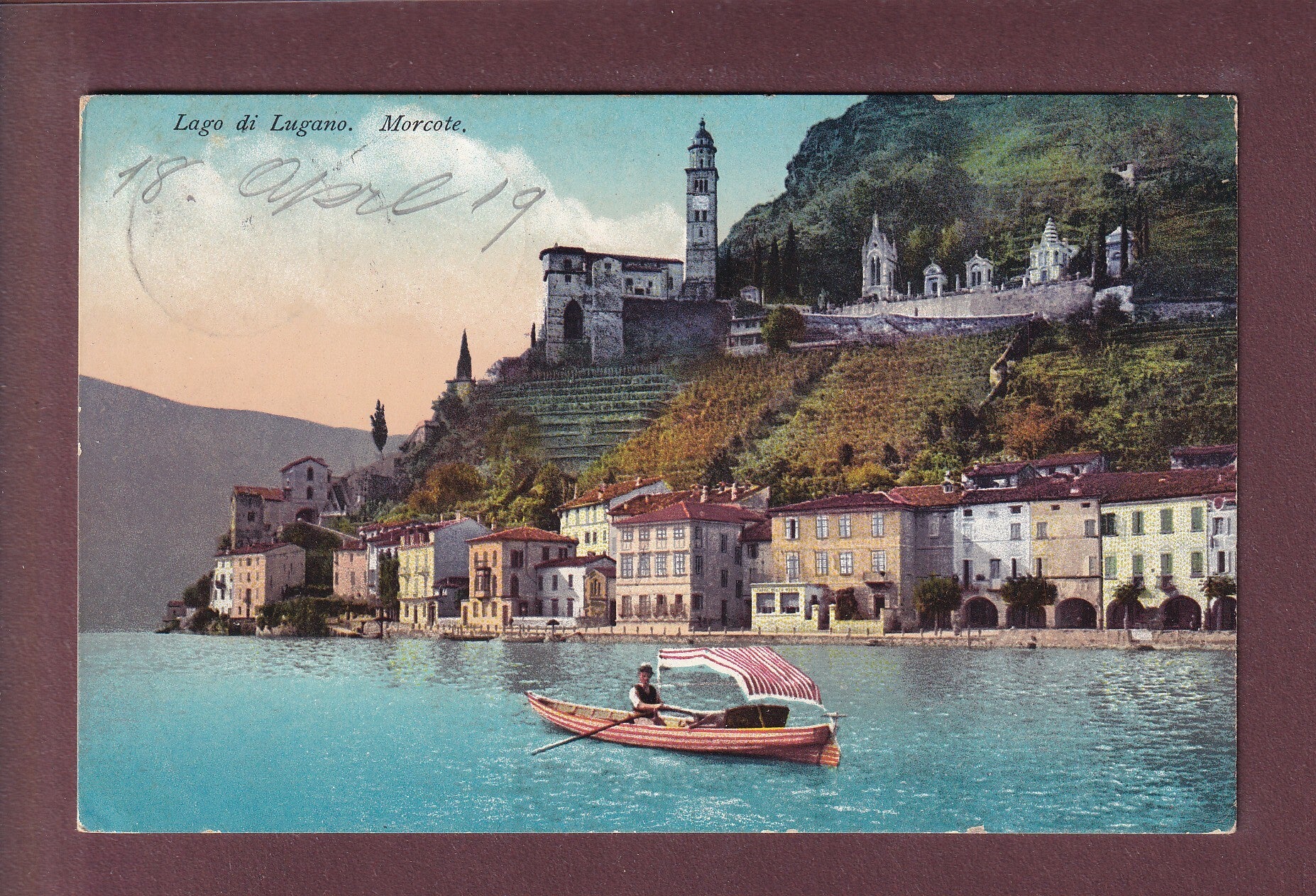 MORCOTE - Barca - 1919