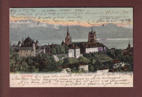 LAUSANNE - Château et cathédrale - 1906