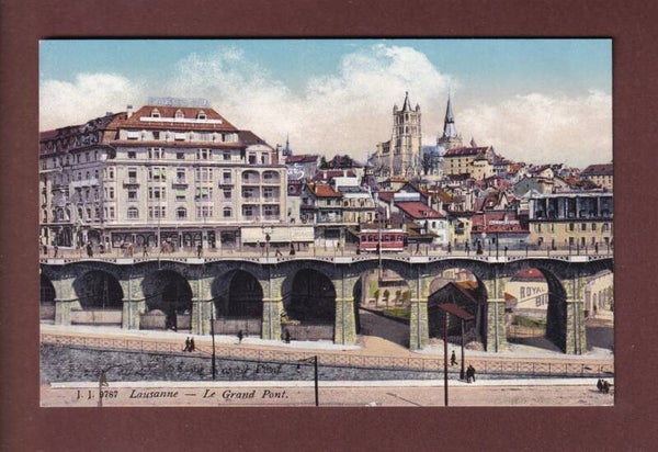 LAUSANNE - Grand Pont - Tram