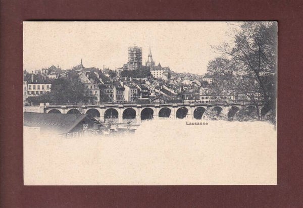 LAUSANNE - Grand Pont - Echaffaudages