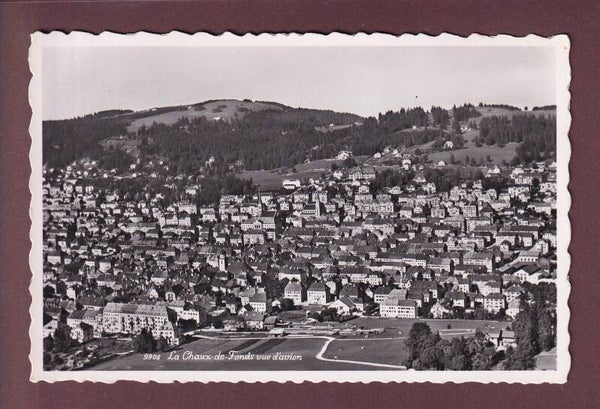 LA CHAUX-DE-FONDS vue d'avion