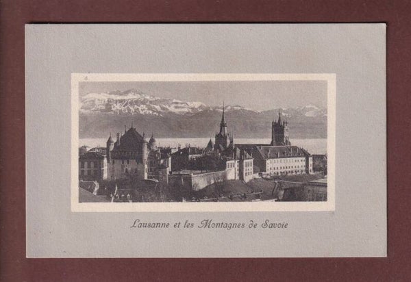 LAUSANNE - Château et Cathédrale - 1909