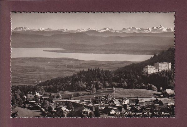 ST. CERGUE et le Mont-Blanc