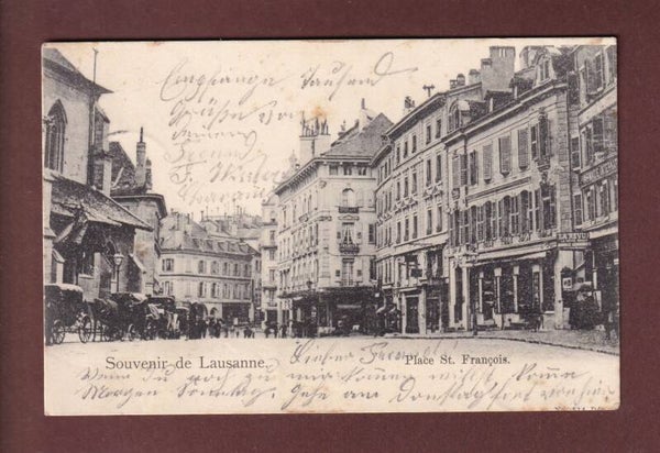 LAUSANNE - Place St. François - 1902