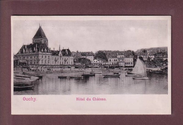 LAUSANNE - Ouchy - Château - carte en relief