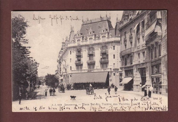 LAUSANNE - Place Bel-Air - 1903