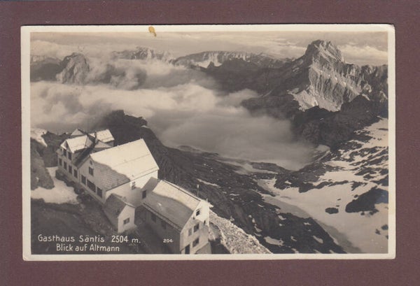 Gasthaus SÄNTIS - Altmann - 1925 Hotel Stempel