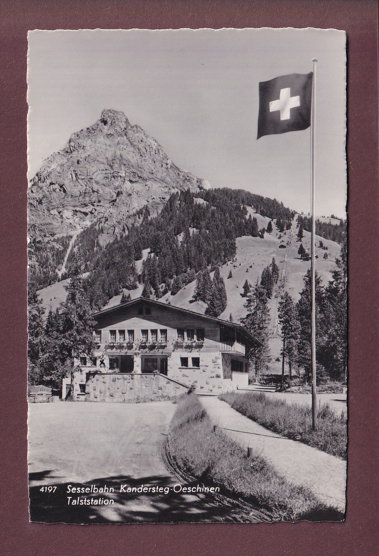 Sesselbahn KANDERSTEG-OESCHINEN - Talstation