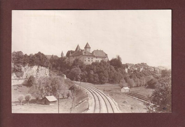 Château de LA SARRAZ - Voie ferrées - 1928