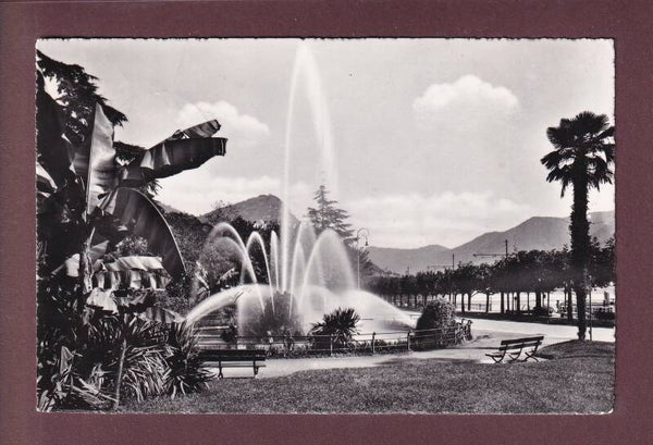 LUGANO - Giardini pubblici - 1956