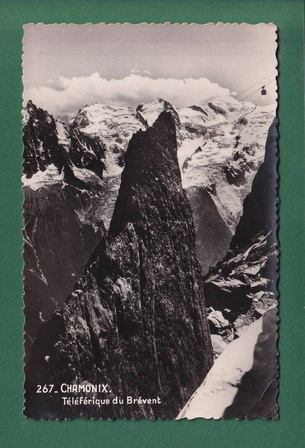 CHAMONIX - Téléférique du Brévent // pli d'angle //