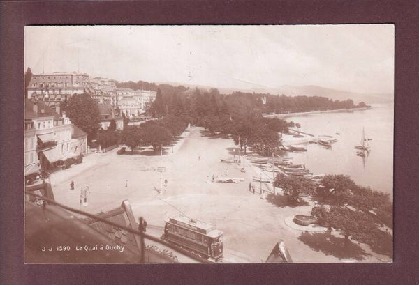 LAUSANNE - Ouchy - Tram - 1915
