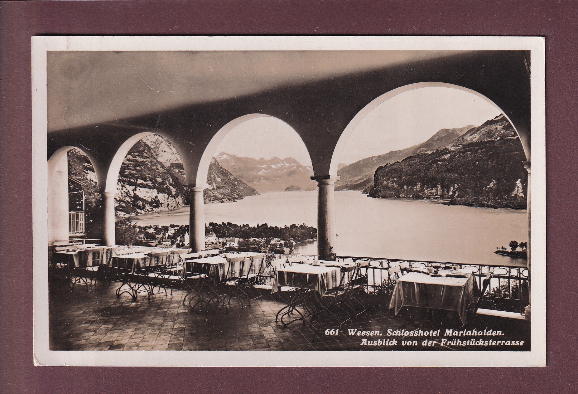 WEESEN - Schlosshotel Mariahalden - 1947
