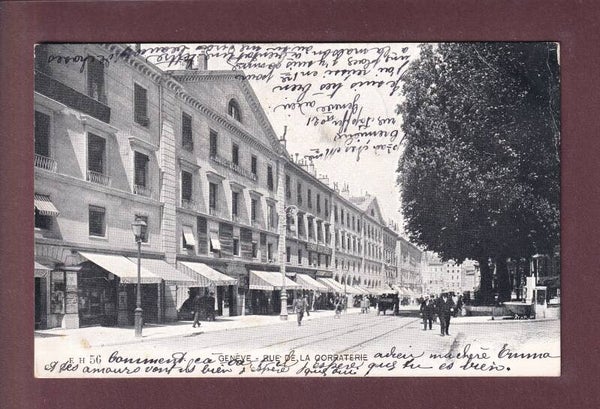 GENEVE - Rue de la Corraterie - 1905