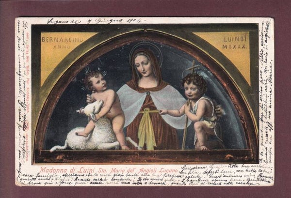 LUGANO - Maria del' Angioli - Madonna di Luini - 1904