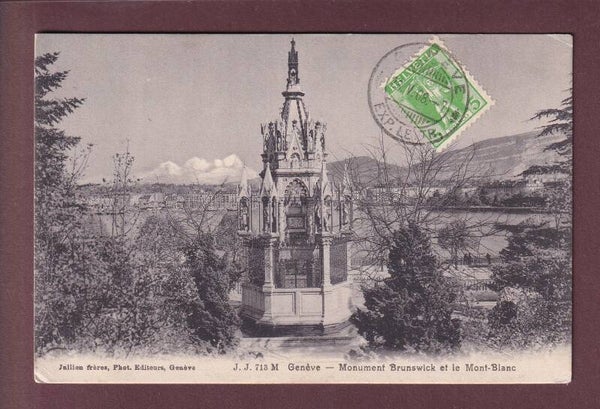 GENEVE - Monument Brunswick - 1908