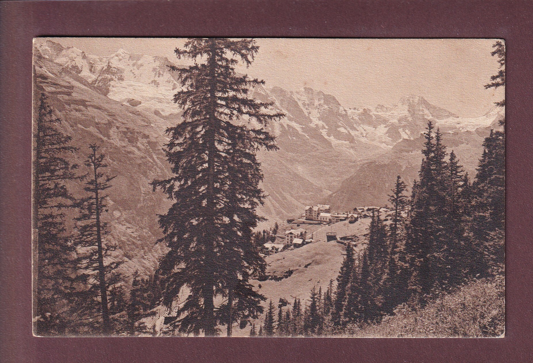 MÜRREN und Breithornkette - 1910