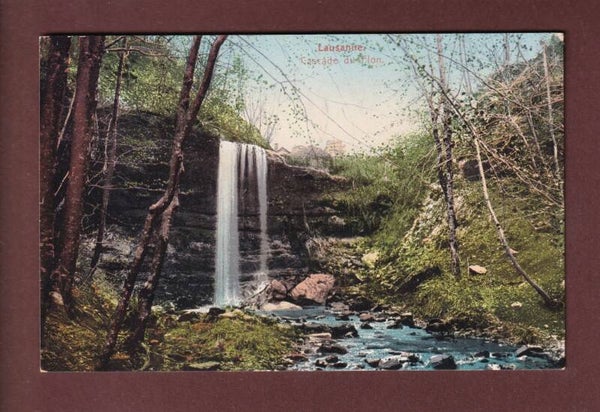 LAUSANNE - Cascade du Flon - 1912