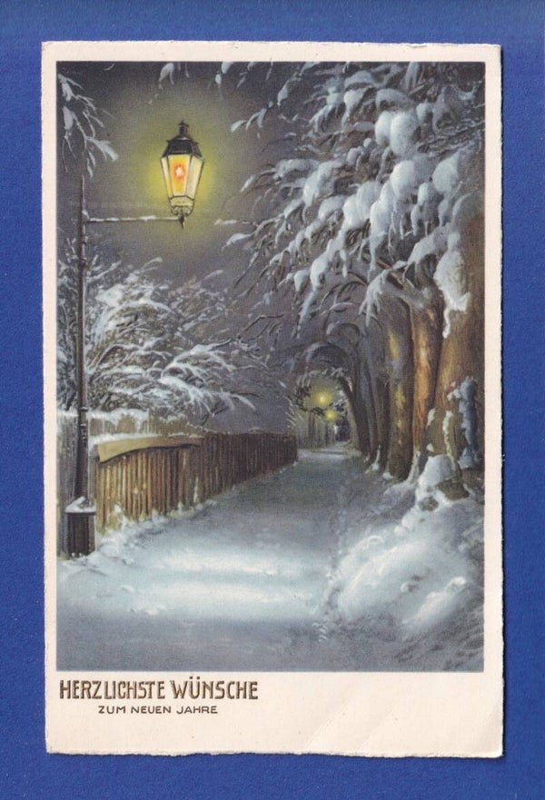NEUJAHR - Landschaft - Schnee - 1938