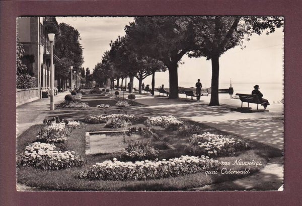 NEUCHÂTEL - Quai Osterwald - 1949