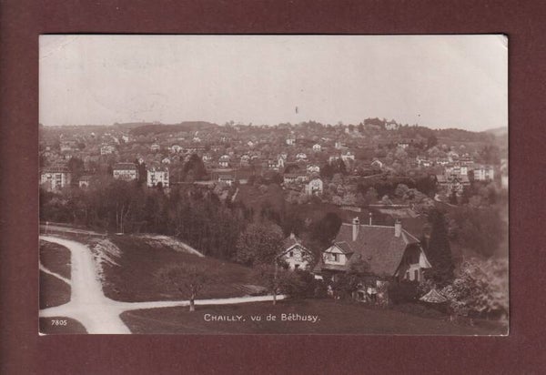 LAUSANNE - Chailly vu de Béthusy - 1920 // pli d'angle //