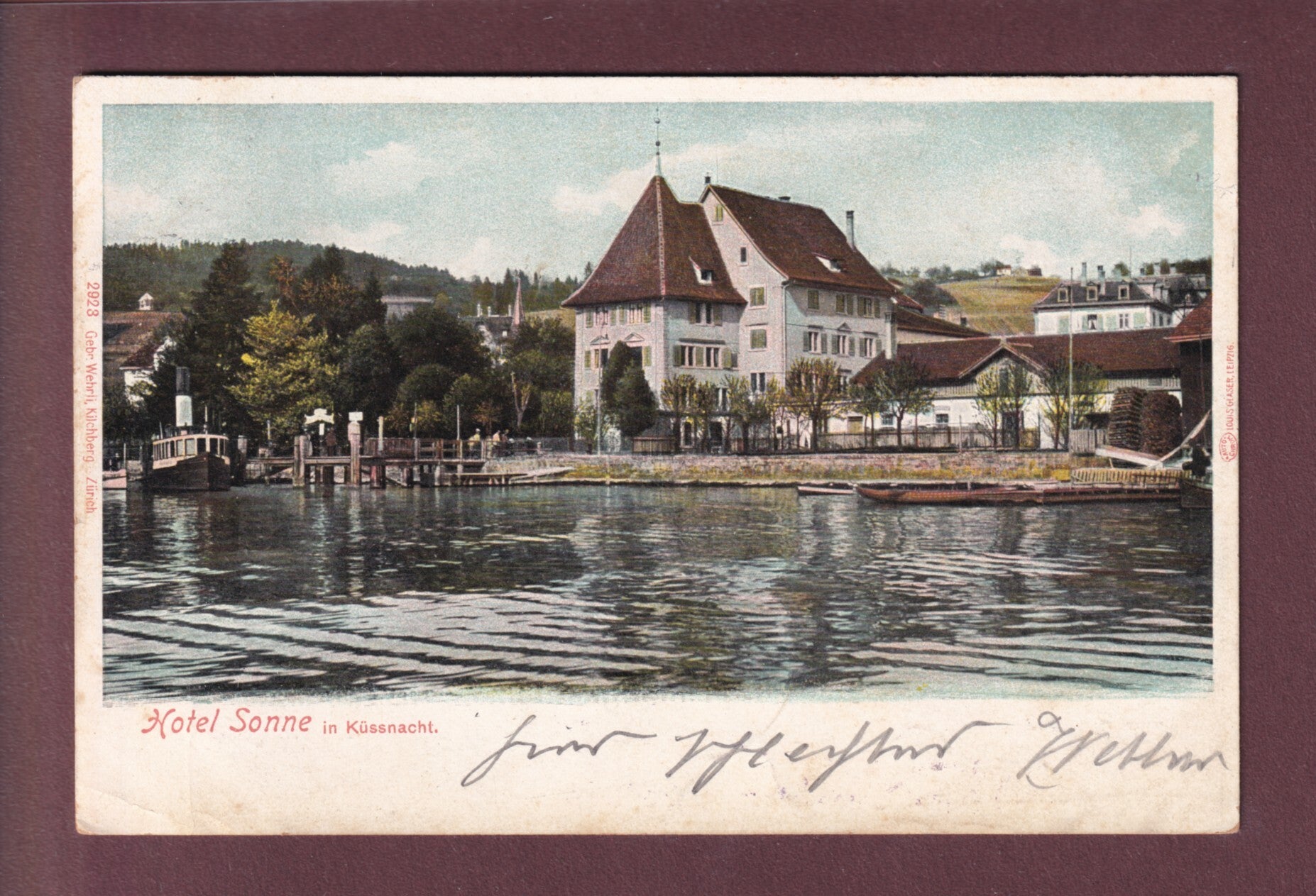 KÜSNACHT (ZH) - Hotel Sonne - 1906