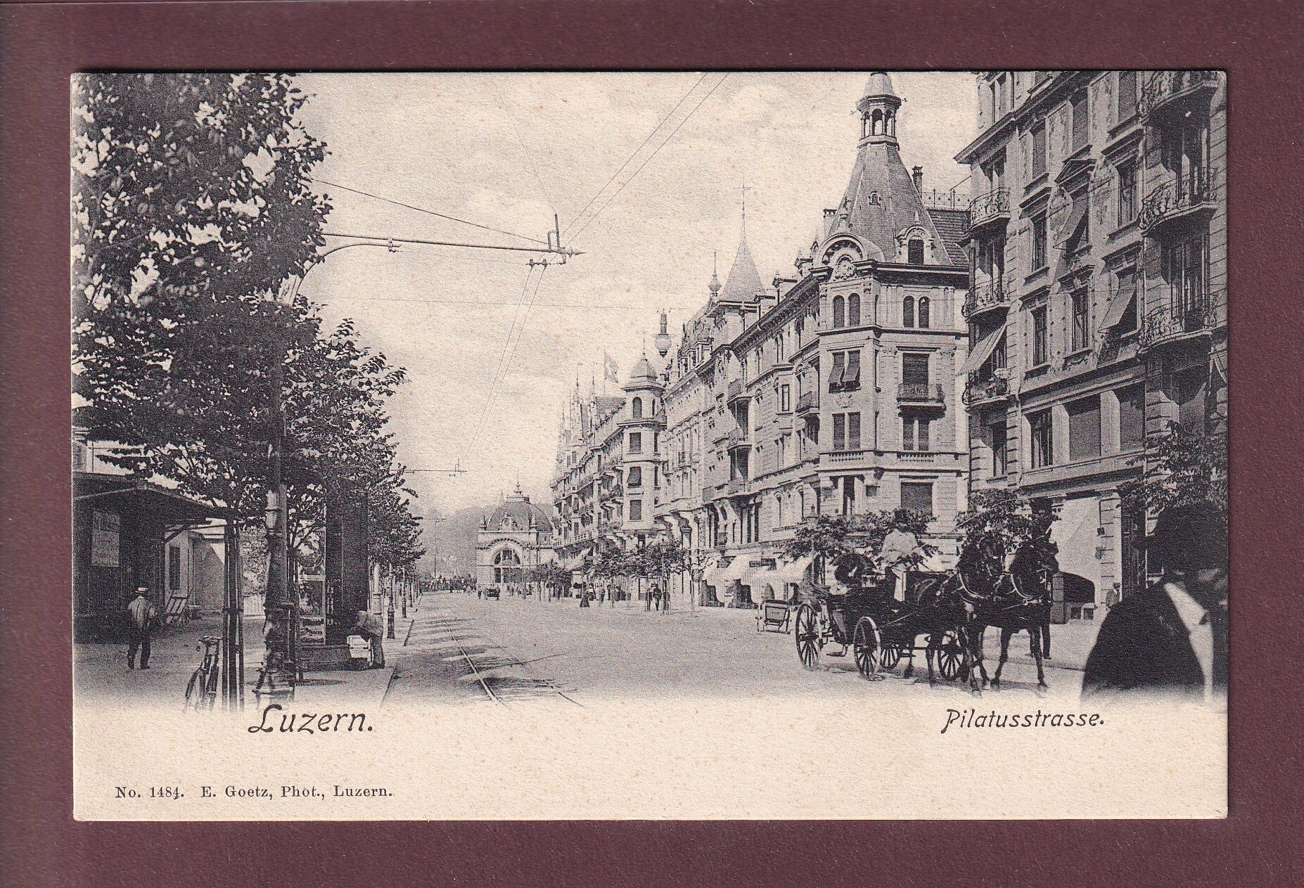 LUZERN - Pilatusstrasse - Kutsche