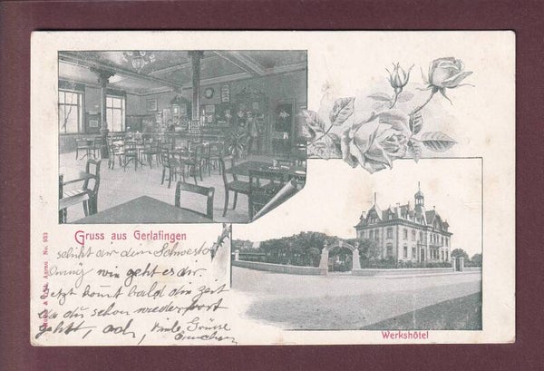 Gruss aus GERLAFINGEN - Werkshotel - 1911