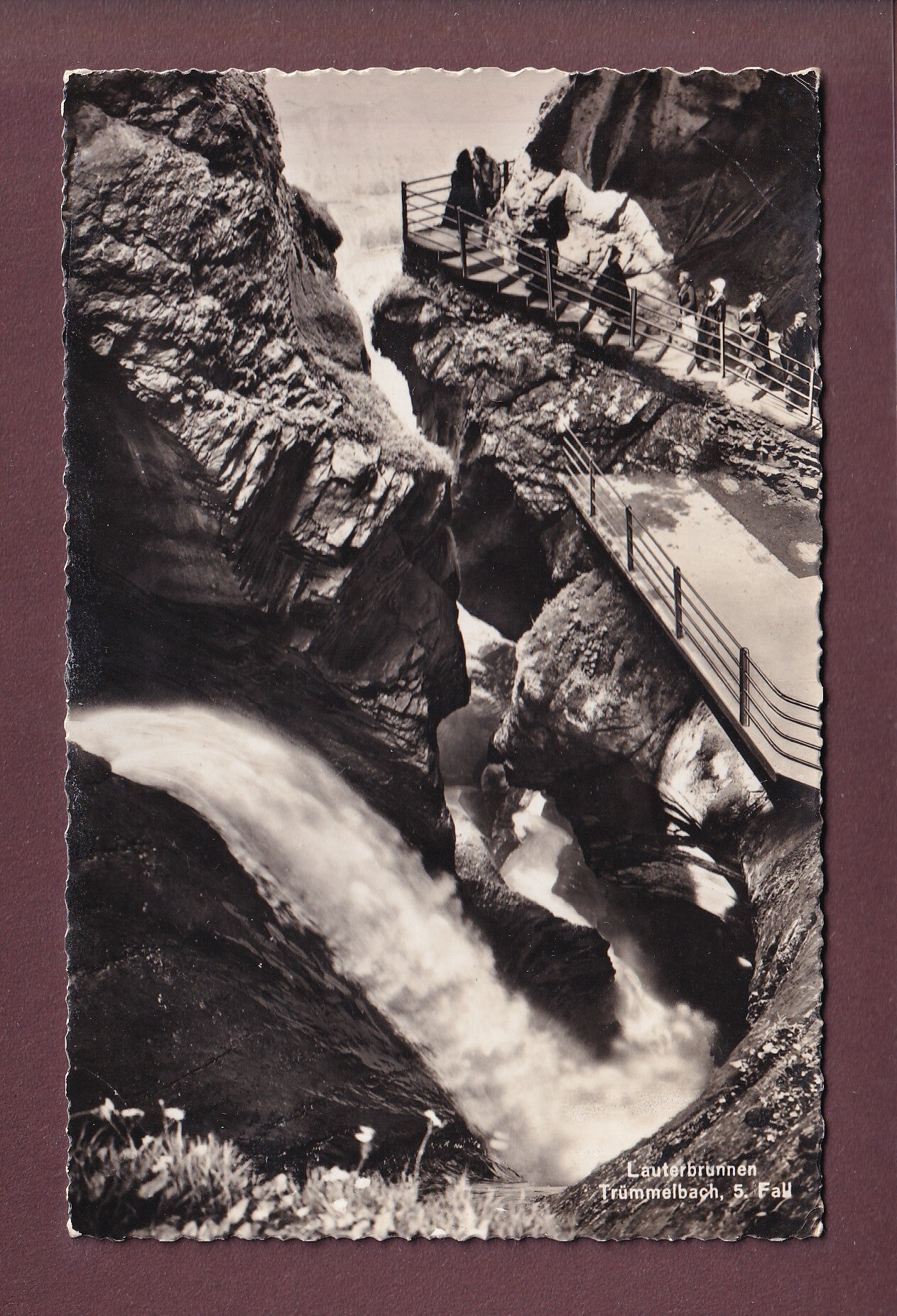 Lauterbrunnen - TRÜMMELBACH - 5. Fall - 1939