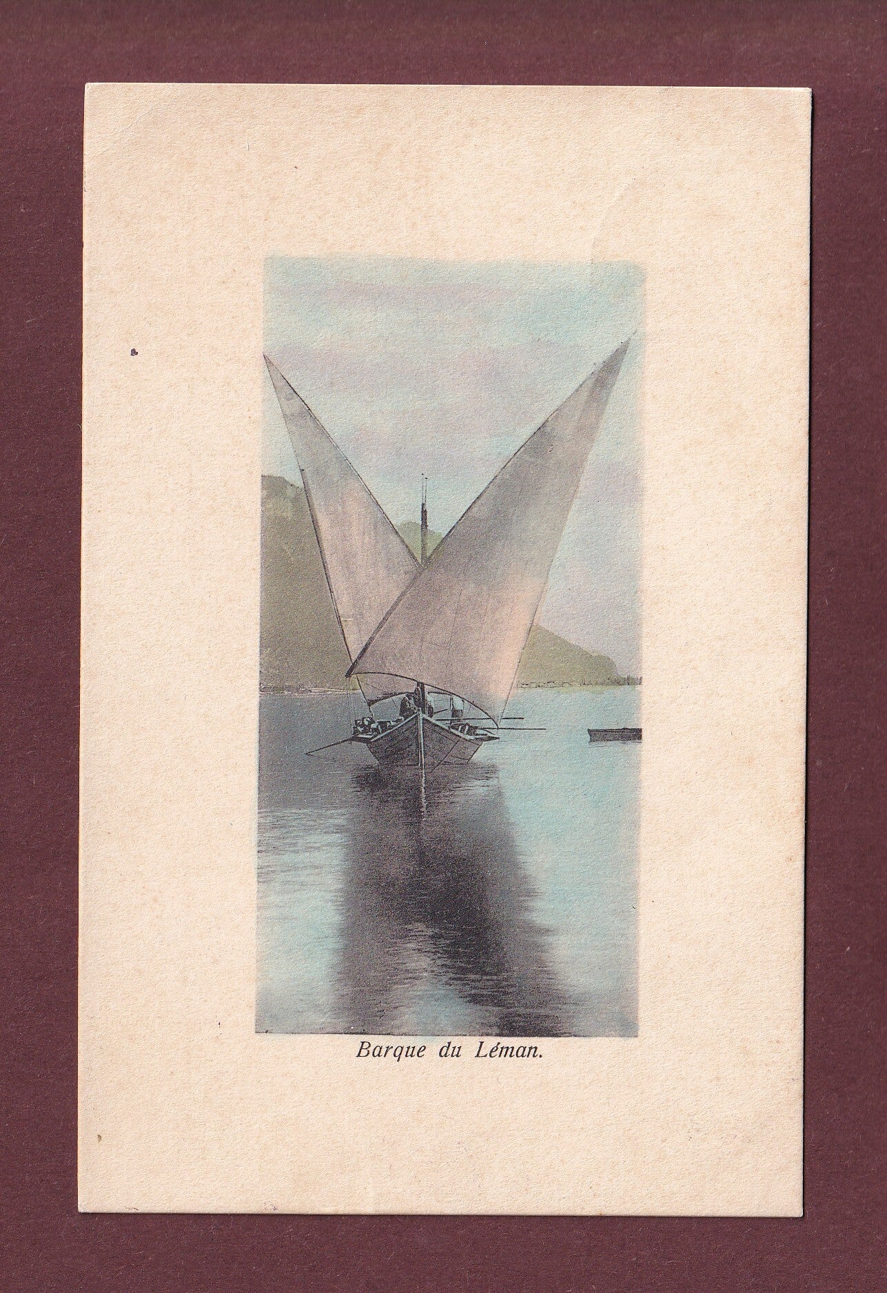 BARQUE DU LEMAN - 1908