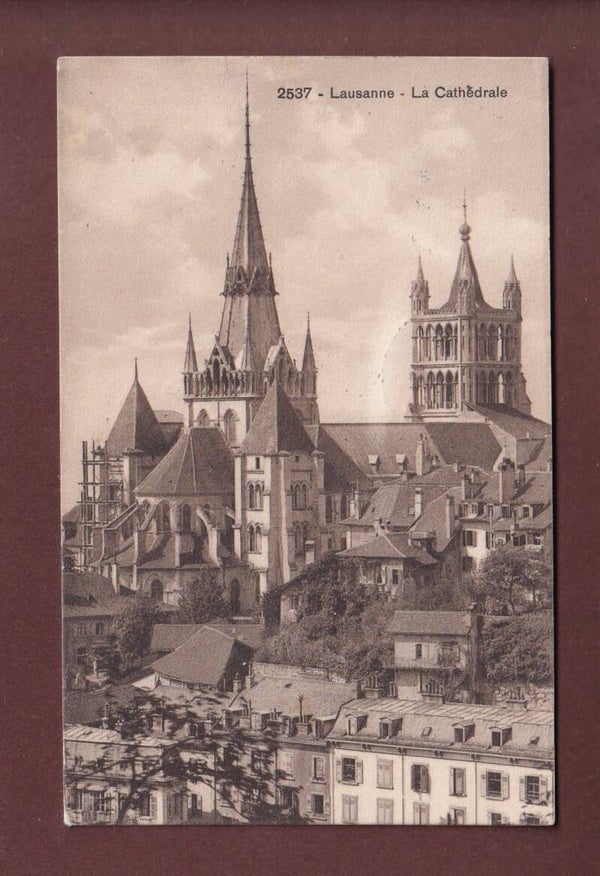 LAUSANNE - La Cathédrale - 1909