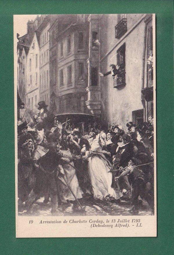 Arrestation de CHARLOTTE CORDAY 1793