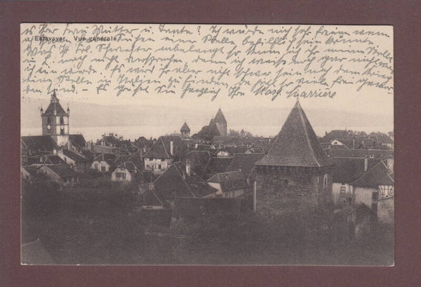 ESTAVAYER - Vue générale - 1915