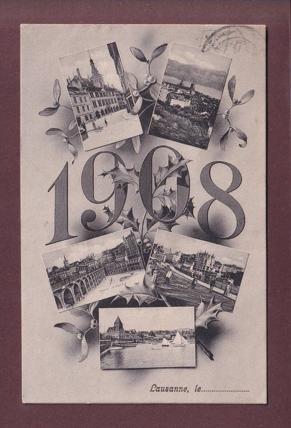 LAUSANNE - 5 images - 1908