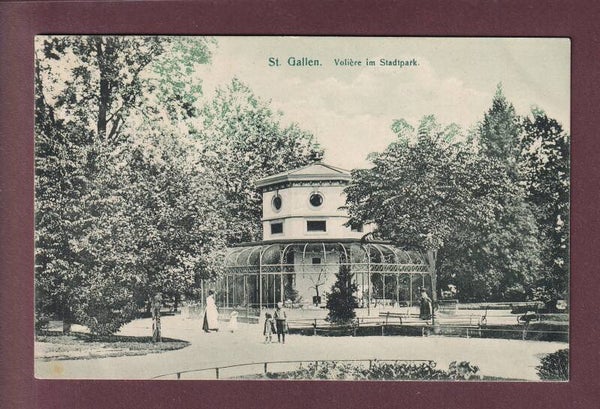 ST. GALLEN - Stadtpark - Volière - 1911