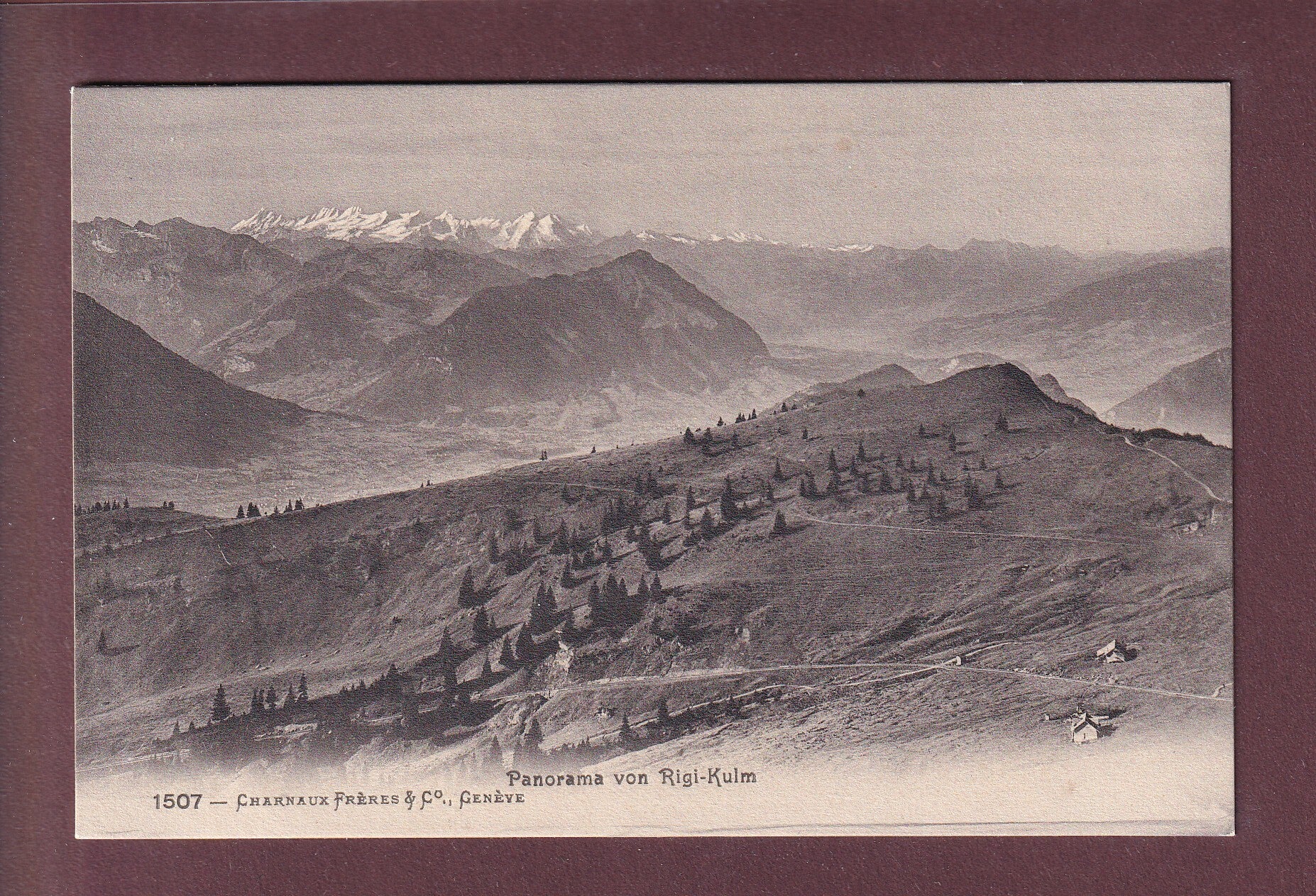 Panorama von RIGI-KULM - Charnaux Frères