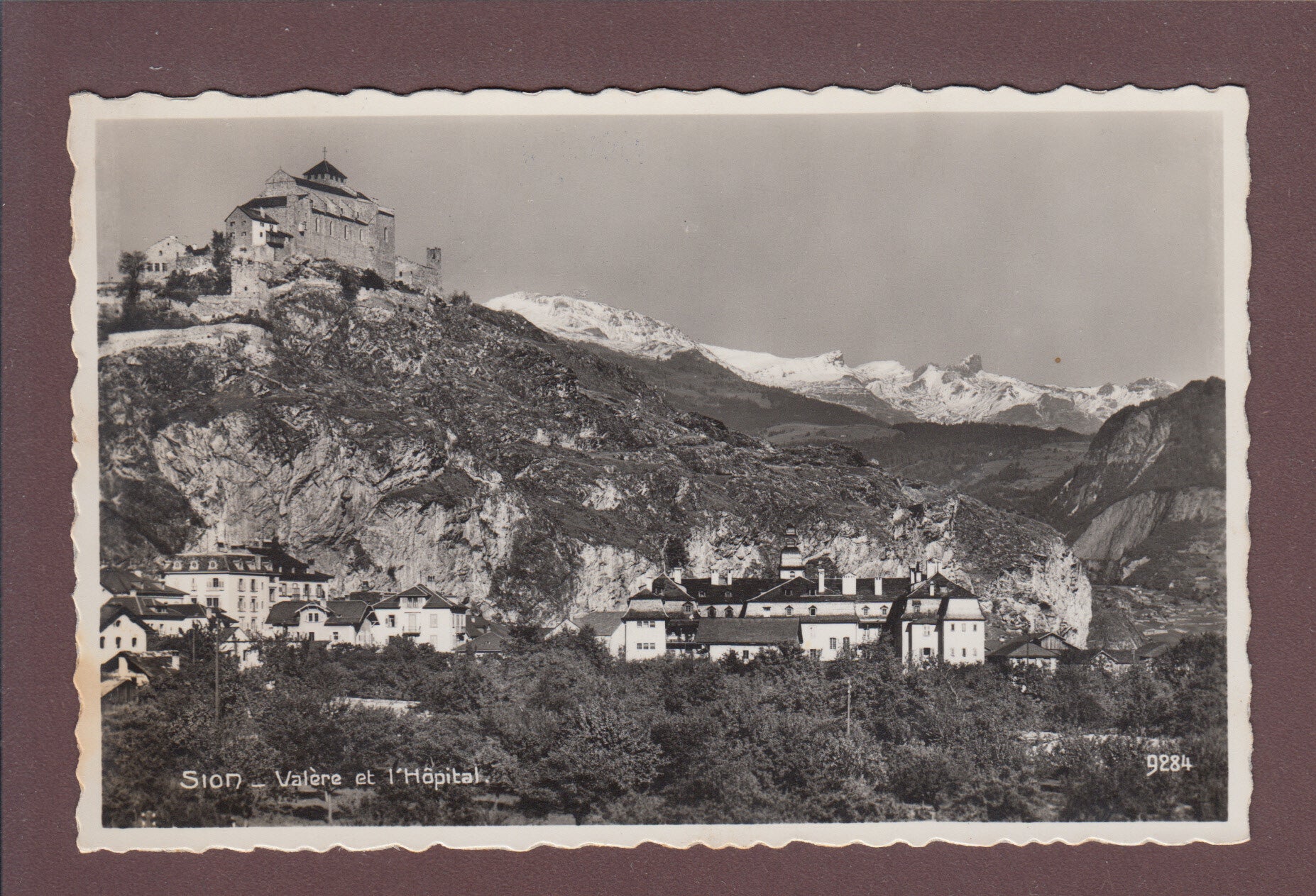 SION - Valère - Hôpital - 1950 Obl. Hôtel