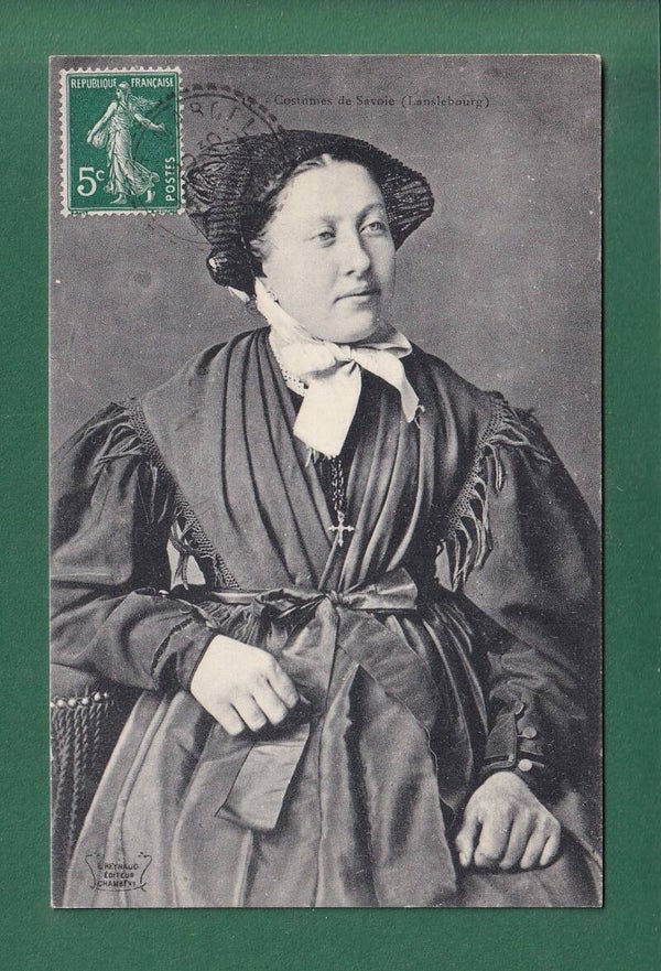 COSTUMES DE SAVOIE - 1908 taxé Suisse