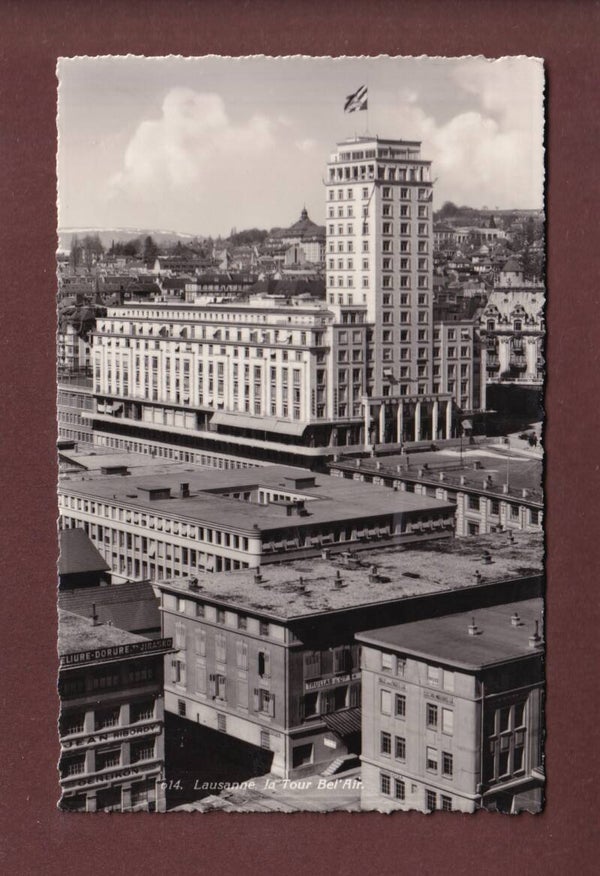 LAUSANNE - Tour Bel-Air - Quartier du Flon - 1935