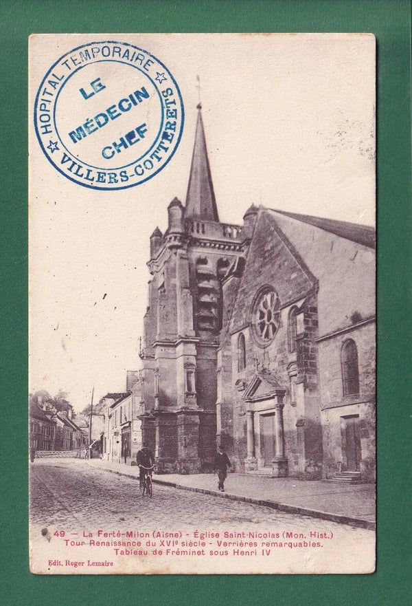 LA FERTE MILON - Eglise Saint-Nicolas - 1914