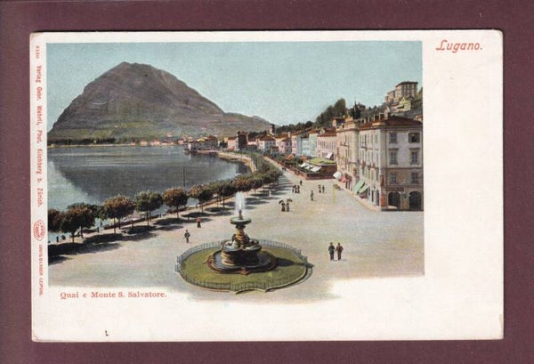 LUGANO - Quai e Monte San Salvatore