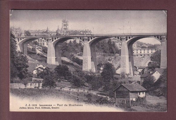 LAUSANNE - Pont Chaudron et plaine du Flon