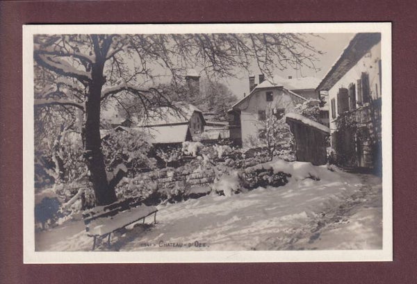 Partie enneigée à CHÂTEAU D'OEX