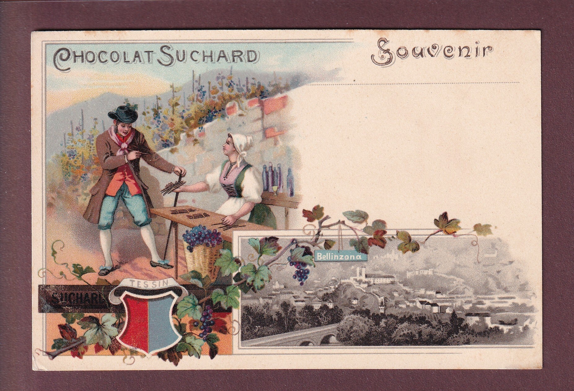 BELLINZONA - Souvenir - Chocolat Suchard