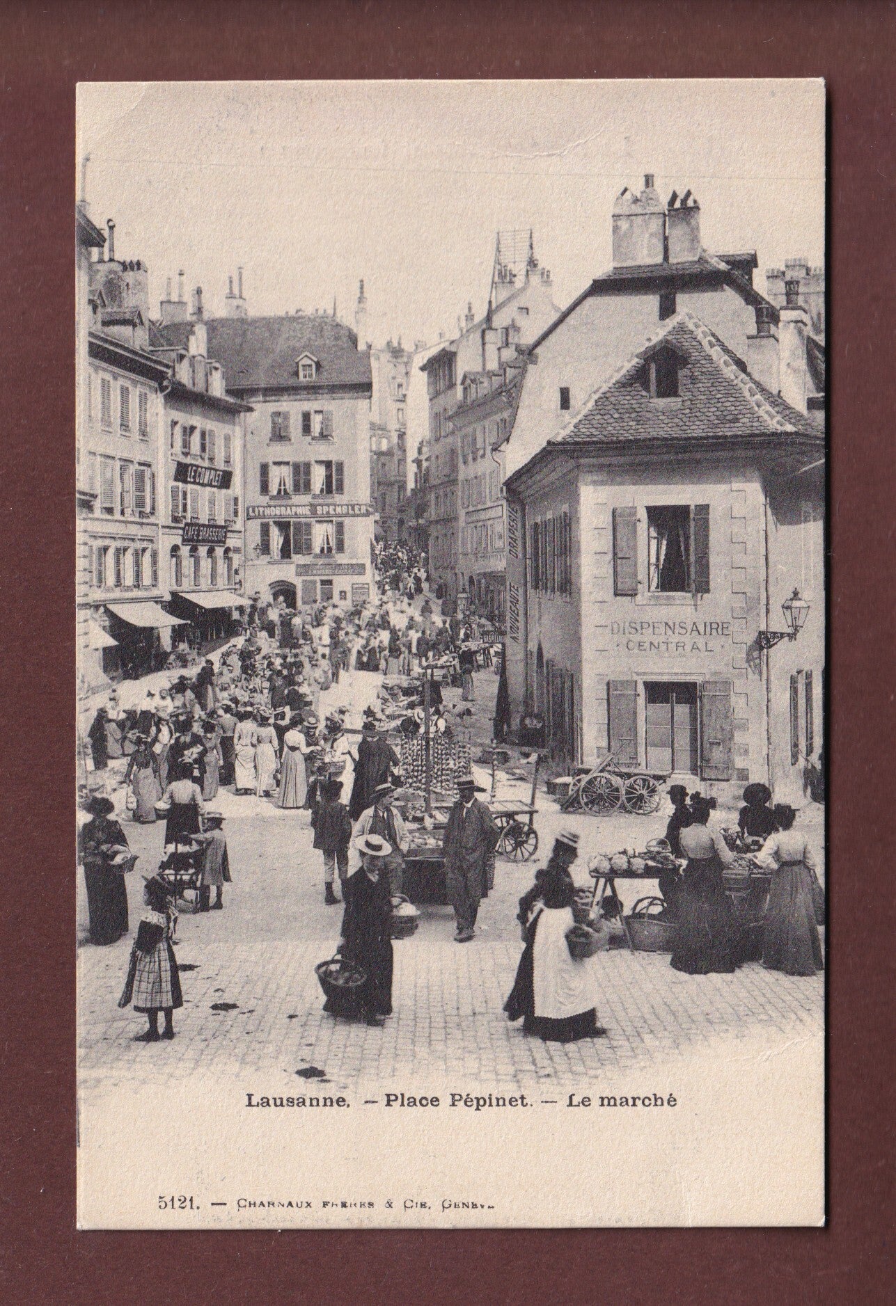 LAUSANNE - Place Pépinet - Marché