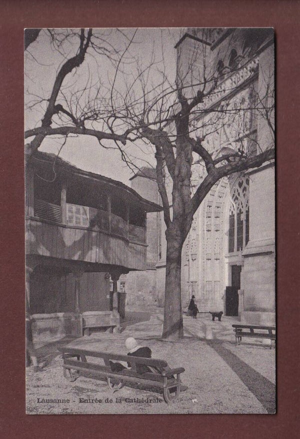 LAUSANNE - Entrée de la Cathédrale