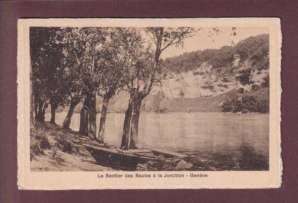 GENEVE - Sentier des Saules à la jonction