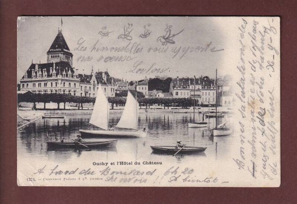 LAUSANNE - Ouchy - Château - 1904