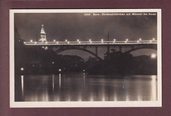 BERN bei Nacht - Kirchenfeldbrücke