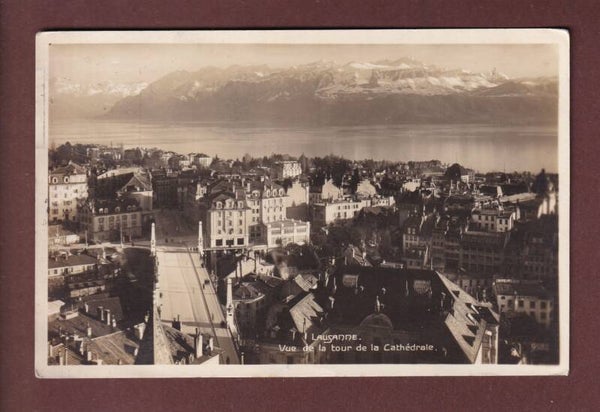 LAUSANNE vu de la Tour de la Cathédrale - 1925
